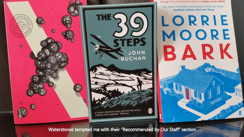 three recommended books by waterstones' staff