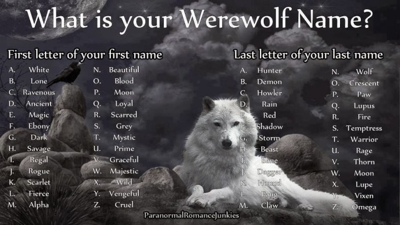 Werewolf Name