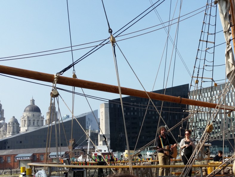 ian prowse at the River Festival Liverpool 2016