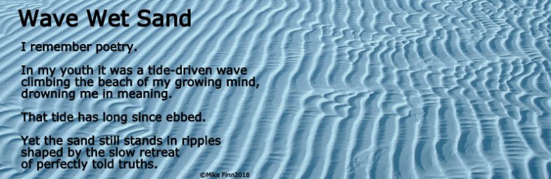 wave wet sand