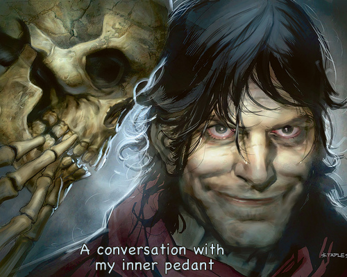 a conversation with my inner pedant